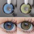 Bio-essence 1 Pair Color Contact Lenses for Eyes Natural Brown Lenses Beauty Fashion Monet lense