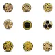 6mm Mosaic Pin Rivets for Knife Handle Screw Decorate 21 Kinds Design Exquisite Style Knife Handle