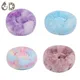 Pet Cat Bed Cushion Comfortable Donut Round Plush Kennel Pet Dog Nest Bed Winter Ultra Soft Washable