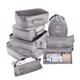 8/7/6 pieces Set Travel Organizer Storage Bags Suitcase Packing Set Storage Cases Portable Luggage