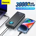 Baseus 65W Power Bank 30000mAh USB C PD Fast Charge 20000 Powerbank Portable External Battery