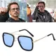High Quality Iron Man Tony Stark Fishing Sunglasses Square Outdoor Sport Fishing Glasses Men Spider