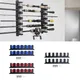 6-Rod Fishing Rod Holders Wall-mounted Pole Rack Horizontal Rod Stand for Garage Cabin and Basement