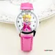 Super Mario Character Princess Peach Cartoon Electronic Quartz Stone Watch Cute Fashion PU Leather