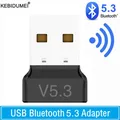 USB Bluetooth 5.3 5.0 Adapter Wireless BT 5.3 Receiver Dongle High Speed Transmitter Mini Bluetooth