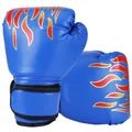 1 Pair Kids Boxing Gloves Children Punching Sparring PU Adjustable Exercise Fitness Mitts Train