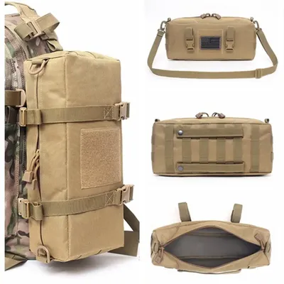 Outdoor Backpack Travel Camping Bag Nylon Outdoor Sports Fishing Sling Accessory Hiking Men Molle