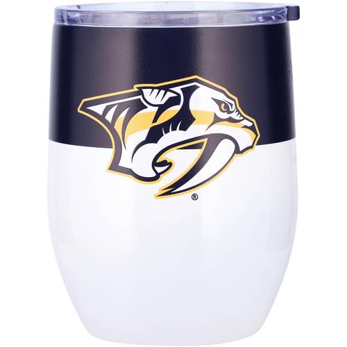 Nashville Predators 16oz. Gebogener Trinkbecher aus Edelstahl in Colorblock-Optik