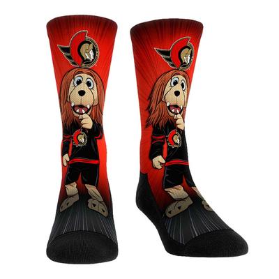 Rock Em Socks Ottawa Senators Maskottchen Pump Up Crew Socken Image