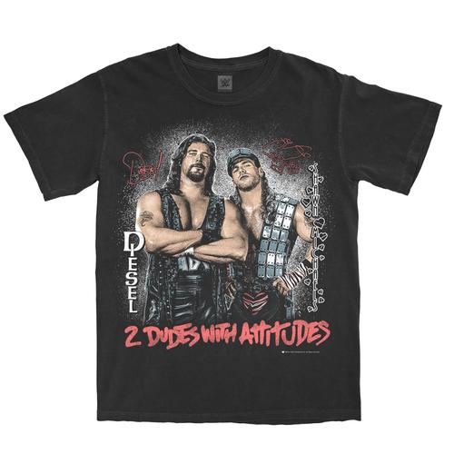 2 Dudes With Attitudes T-Shirt - Mens