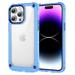 K-Lion Compatible with iPhone 14 Pro Max Case Dropproof Hybrid Shockproof Rugged Rugged Case Anti-Scratch Transparent Clear Protective Slim Cover for iPhone 14 Pro Max Blue