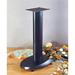 VTI Manufacturing Black Base Black Aluminum Pole 24 in. Height Speaker Stand