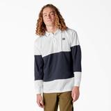 Dickies Men's Skateboarding Rugby Polo - White Size S (WLSK6)