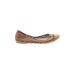 REPORT Flats: Brown Print Shoes - Women's Size 10 - Closed Toe