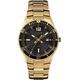 Timex Men's Solar Premium Dress 43mm Watch - Two-Tone Case Two-Tone Bracelet Blue Dial, gold/blue, bracelet