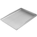 Delixike DLXK-9 Universal Stainless Steel Plancha 27 x 20 cm Universal BBQ Plancha Grill Pan Suitable for Weber Gas Grill and Charcoal Grill, Rectangular, Universal and Solid