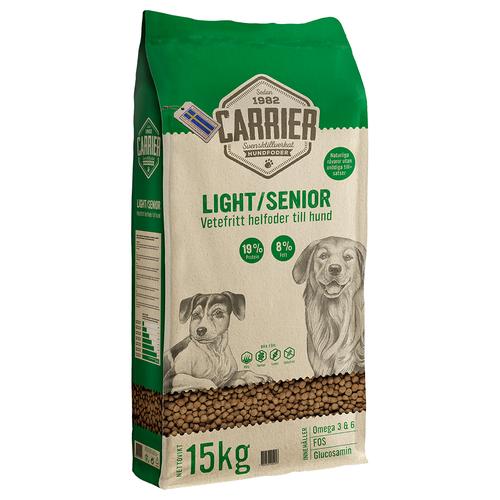 15 kg Carrier Light/Senior Hundefutter trocken