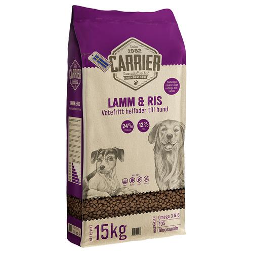 2 x 15 kg Carrier Lamm & Reis Hundefutter trocken