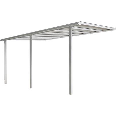 Terrassendach BECKMANN "TREND Gr. 4", weiß, B:435cm T:300cm, Aluminium, Kunststoff, Terrassenüberdachungen