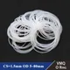 10/50Pcs White Food Grade Silicone O Ring Gasket CS 1.5mm OD 5 ~ 80mm Waterproof Washer Round O