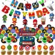 Disney Avengers Party Supplies Superhero Theme Balloon Banner Cake Topper Sports Style Kids Birthday