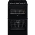 Zanussi ZCV46250BA Ceramic Electric Cooker with Double Oven