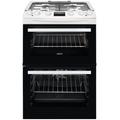Zanussi ZCK66350WA Dual Fuel Cooker with Double Oven