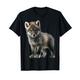Flauschig weich und kuschelig Super süßes Baby Wolf Motiv T-Shirt