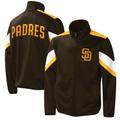 Men's G-III Sports by Carl Banks Brown San Diego Padres Earned Run Full-Zip Jacket