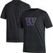 Men's adidas Black Washington Huskies Logo Fresh T-Shirt