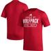 Men's adidas Red NC State Wolfpack AEROREADY Pregame T-Shirt