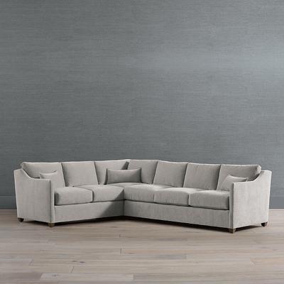 Reagan Modular Collection - Armless Loveseat, Indigo Crypton Nolita Dot Performance - Frontgate