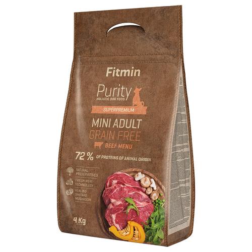 4 kg Fitmin dog Purity GF Adult Mini Beef Hundefutter trocken