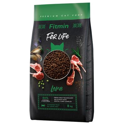 8kg Fitmin Cat For Life Adult mit Lamm Katzenfutter trocken