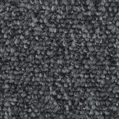 Teppichboden BODENMEISTER "Baltic, Schlinge - meliert, Made in Belgium", grau (anthrazit grau), B:400cm H:5mm L:600cm, Polyamid, Teppiche, Wohnzimmer, Schlafzimmer, Kinderzimmer, Breite 400/500 cm Image