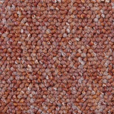 Teppichboden BODENMEISTER "Astano, Schlinge, Made in Netherlands", orange (orange rot), B:500cm H:6mm L:600cm, Polypropylen, Teppiche, meliert, Breite 400 oder 500 cm, Wohnzimmer, Schlafzimmer