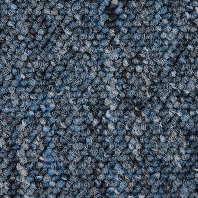 Teppichboden BODENMEISTER "Astano, Schlinge, Made in Netherlands", blau, B:500cm H:6mm L:350cm, Polypropylen, Teppiche, meliert, Breite 400 oder 500 cm, Wohnzimmer, Schlafzimmer