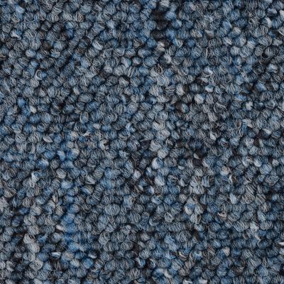 Teppichboden BODENMEISTER "Astano, Schlinge, Made in Netherlands", blau, B:400cm H:6mm L:300cm, Polypropylen, Teppiche, meliert, Breite 400 oder 500 cm, Wohnzimmer, Schlafzimmer