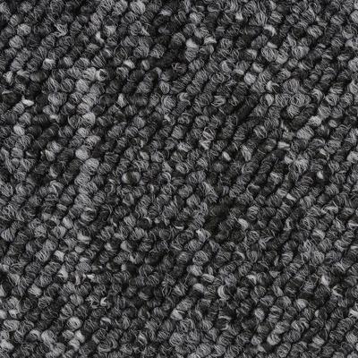 Teppichboden BODENMEISTER "Astano, Schlinge, Made in Netherlands", grau (grau anthrazit), B:400cm H:6mm L:600cm, Polypropylen, Teppiche, meliert, Breite 400 oder 500 cm, Wohnzimmer, Schlafzimmer