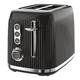 Breville Bold Black 2-Slice Toaster with High-Lift and Wide Slots | Black and Silver Chrome [VTR001]
