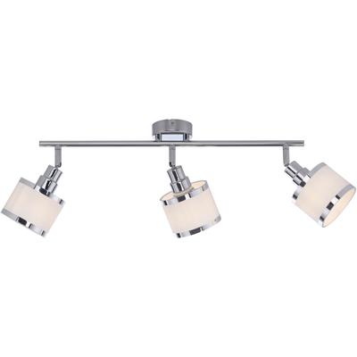 JUST LIGHT Deckenleuchte "ACCOR", grau (chrom), B:10cm L:54cm T:69cm, Lampen, Deckenspot Deckenstrahler Image