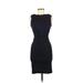 ZAC Zac Posen Casual Dress - Bodycon: Black Brocade Dresses - Women's Size 2