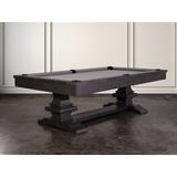 Plank & Hide Beaumont Slate Pool Table w/ Professional Installation Solid Wood in Gray/Black | 32 H x 101 W x 57 D in | Wayfair Beaumontsteelgrey