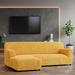 PAULATO by GA.I.CO. Microfibra Collection Stretch Sectional Sofa Slipcover - Easy to Clean & Durable (Left Chaise) Polyester | Wayfair