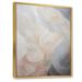 Wrought Studio™ Gold & Grey Line Art In Motion II Gold & Gray Line Art In Motion II On Canvas Print Plastic in Blue/Gray/Pink | Wayfair