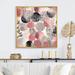 Red Barrel Studio® Pink Grey Minimalims Fludity Pink Gray Minimalims Fludity Framed On Canvas Print Canvas, in Gray/Pink | Wayfair