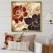 Red Barrel Studio® Rykker Red Blue Carnation Flower II On Canvas Print Canvas, Cotton in Black/Red | 30 H x 30 W x 1 D in | Wayfair