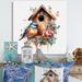 Red Barrel Studio® Bird On A Birdhouse Framed On Canvas Print Canvas | 16 H x 16 W x 1 D in | Wayfair 15EA662B0E6A4BDEB904FF4046671982