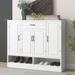 Red Barrel Studio® Cabinet-7.7 Accent Cabinet Wood in White | 39.4 H x 47.2 W x 11.8 D in | Wayfair DD8D4CB8BFBE4E4CB95F8A8BB786B498