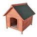 Tucker Murphy Pet™ Deionta en Outdoor Dog Pet House for outside Dog Kennel weather resistant House in Brown | 37 H x 33.46 W x 40.55 D in | Wayfair